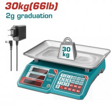ΗΛΕΚΤΡΟΝΙΚΗ ΖΥΓΑΡΙΑ 30Kg (TESA3301) TOTAL